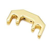 Unxuey Silenciador de metal para violín de práctica, silenciador dorado para violín de 1/2, 3/4, 4/4