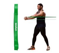 unycos - Banda Elástica Fitness de Látex, Resistencia Light 7-15 kg, Cinta Antideslizante 1040 mm para Glúteos, Brazos y Piernas, Ejercicio de Fuerza-Musculación (Verde)