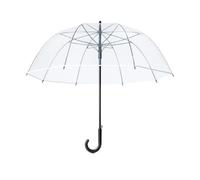 unycos - Paraguas Transparente de Campana Resistente al Viento, Automático, Impermeable y Ligero para Hombre, Mujer y Niños, 130 cm, 8 Varillas, Ideal para Uso Diario, Viajes, Eventos (XL)
