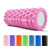 unycos - Rodillo para Masajes Musculares【33x14 cm】Resiste 130 kg | Cilindro de Espuma Dura para Fitness, Terapia con Foam Roller | Automasaje para Recuperación y Flexibilidad (Rosa Oscuro)