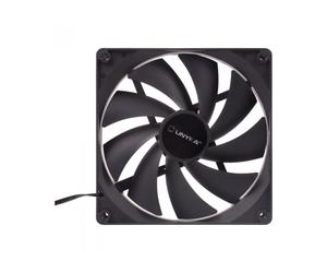 UNYKAch 140 mm Carcasa del ordenador Ventilador 14 cm Negro