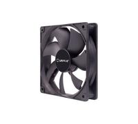 UNYKAch Ventilador de ordenador 120 mm – 1200 RPM, 4 pines, 7 aspas, negro, silencioso