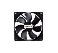 UNYKAch Ventilador 120 mm, Negro, 1800 RPM, 4 Pines, 7 Aspas para Armario Servidor Rack