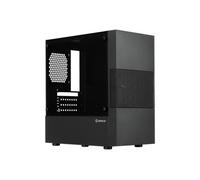 UNYKAch Caja Aero C25 Micro ATX Negra – Fuente ATX 500W, Panel Lateral Cristal Templado, 2xUSB3.0