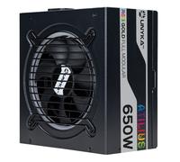 UNYKAch - ATX Atilus RGB Black 650W unidad de fuente de alimentación 20+4 pin ATX Negro