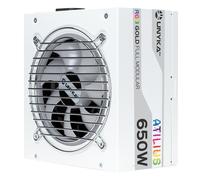 UNYKAch - ATX Atilus RGB White 650W unidad de fuente de alimentación 20+4 pin ATX Blanco