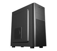 Caja UNYKAch ATX UK8026 Negra/Midi Tower/USB-C/Audio HD/Soporte 5 Discos/ATX-MATX-ITX
