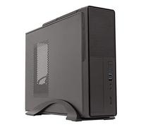 Caja para PC Micro-ATX UK 2010 con fuente de alimentación de 300 W (negra) - UNYKACH