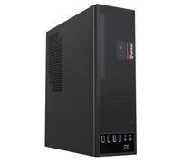 UNYKAch Caja de Ordenador Micro ATX UK3006 SFF Slim 8L con Fuente de 150W, Dos Puertos USB 2.0, Dos Puertos USB 3.0 y un Conector Type C