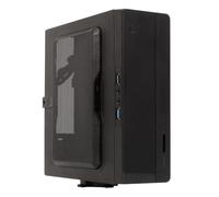 UNYKAch Caja de Ordenador Mini ITX UK1007 con Soporte Vesa, Fuente de Alimentación Interna de 150W y Conexiones USB 2.0 y 3.0