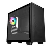 UNYKAch Caja Micro ATX REVELAT Mesh Edge - Chasis Gaming ARGB - Panel Frontal Mesh, 4 Ventiladores ARGB Incluidos, Soporte GPU 450 mm, Enfriamiento Líquido 360 mm