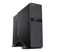 UNYKAck Caja de Ordenador Micro ATX UK2011 Negra con Fuente de Alimentación 450W, Dos Conectores USB 3.0 y Dos Conectores Type C