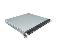 UNYKAch Caja Rack UK1029 Formato 1U 19” ATX con Fondo de 430 mm, 2 Bahías de 3,5” o 2.5”, Filtro Anti Polvo Frontal, 2 Puertos USB 2.0, 1 Puerto USB 3.0 y Tres Ventiladores Doble Bola 40 mm