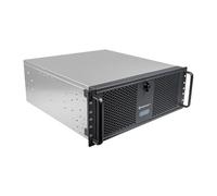 UNYKAch Caja Rack UK4339 Formato 4U 19" ATX, Compatible con Refrigeraciones Líquidas de 360 mm (Soporte Incluido), Cierre con Llave, 1 USB 3.0 y 1 USB Tipo C y 2 Ventiladores de 80 mm