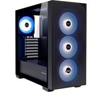 UNYKAch Chasis ATX REVELAT Mesh Black - Torre Gaming con 4 Ventiladores ARGB, USB 3.0 & USB C Gen2, Lateral de Cristal Templado, Soporta Tarjetas gráficas hasta 425 mm y refrigeración líquida 360 mm