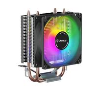 UNYKAch Disipador CPU UNYCOOL H20 ARGB | Compatible Intel LGA 1851 y AMD AM5, 2 Headpipes, 7 Aspas, Ventilador PWM Silencioso, Hasta hasta 90W TDP
