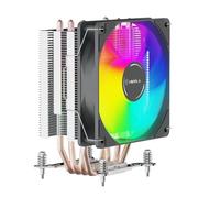 UNYKAch Disipador CPU UNYCOOL H40 ARGB, Compacto 4 Headpipes 9 Aspas, Ventilador PWM Silencioso, Multisocket Intel y AMD
