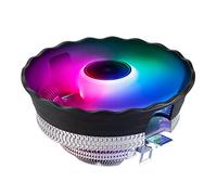 UNYKAch Disipador de Calor CPU Jotun DF 120 RGB Potencia TDP 95W, Diseño Cónico Ultra Silencioso con 9 Aspas, Ventilador Blanco y Multisocket Universal Compatible con Multitud de CPUs