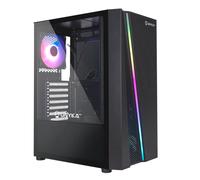 UNYKAch Glayze Caja PC ATX Negra RGB Cristal Templado USB 3.0