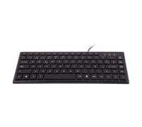 UNYKAch - KB 302 Mini teclado Oficina USB QWERTY Negro