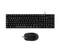 UNYKAch Kit OEM Teclado y Ratón – Membrana 105 teclas, Ratón óptico 1200 DPI, USB, Negro
