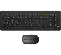 Unykach kit teclado y ratón inalámbricos mk212 pro slim 105 teclas m