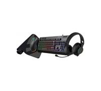UNYKAch NOVA 4 en 1 - Pack Teclado + Auriculares + Ratón + Alfombrilla