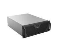 UNYKAch Caja Rack 19″ 4U UK4340 Profundidad 600 mm ATX - Chasis Servidor Profesional, 3 Ventiladores Centrales de 120 mm Control PWM, 6 Bahías (2 x 3.5” + 4 SSD x 2.5”) USB 3.0 y 1 USB C 3.2