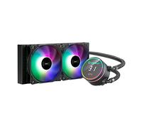 UNYKAch Refrigeración Líquida CPU AQUASTORM Black 240 | Bomba Silenciosa, Display de Temperatura de CPU y Sistema de Control de Temperatura PWM
