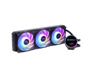 UNYKAch Refrigeración Líquida CPU AQUASTORM NEO 360 | Sistema de flujo de Aire PWM para control de temperatura y consumo de potencia