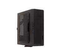 UNYKAch Caja de Ordenador Mini ITX UK1007 con Soporte Vesa, Fuente de Alimentación Interna de 150W y Conexiones USB 2.0 y 3.0
