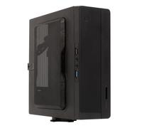 UNYKAch Caja de Ordenador Mini ITX UK1007 con Soporte Vesa, Fuente de Alimentación Interna de 150W y Conexiones USB 2.0 y 3.0