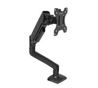 UNYKAch UK1478 - Soporte de Escritorio Universal con Resorte de Gas para Monitores de 13" a 32" | Brazo Articulado, Inclinable y Giratorio 360° | VESA 75x75 / 100x100 | Carga Máx. 10 kg