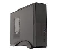 UNYKAch Caja de Ordenador Micro ATX UK2010 con Fuente de Alimentación 300W 85% Eficiencia Energética, Filtro Antipolvo, USB 3.0, Lector de Tarjetas SD y microSD, Material SGCC, Color Negro