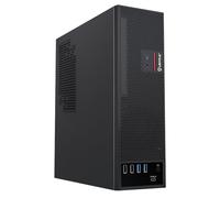 UNYKAch UK3006 Caja PC Slim Micro-ATX 8L SFF con Fuente de Alimentación Flex 150W, USB-C Frontal y Soporte ODD - Compatible Micro-ATX y Mini-ITX, Acero SGCC y ABS, Negra