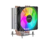 UNYKAch Disipador CPU UNYCOOL H60 ARGB – 120 mm, 4 tubos de calor, PWM, LGA1700/AM4