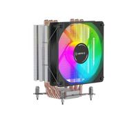 UNYKAch Disipador CPU UNYCOOL H60 ARGB – 120 mm, 4 tubos de calor, PWM, LGA1700/AM4