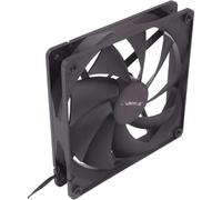 UNYKAch Ventilador de Ordenador 140 mm, 51790, Negro Básico PC, 1000 RPM, 3 Pines, 9 Aspas, Silencioso