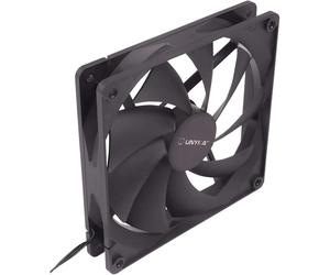 UNYKAch Ventilador de Ordenador 140 mm, 51790, Negro Básico PC, 1000 RPM, 3 Pines, 9 Aspas, Silencioso