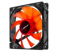 UNYKAch Ventilador Ordenador 120 mm, Rojo