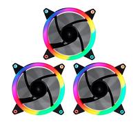 Pack 3x Ventiladores Candy ARGB 120mm (Negro) - UNYKACH
