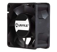 UNYKAch Ventilador para Servidor 60 mm, Negro, 3000 RPM, 4 Pines, 7 Aspas