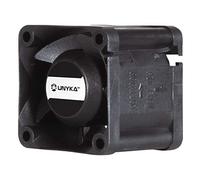 UNYKAch Ventilador Server 40 mm, Negro, 6000 RPM, 4 Pines, 5 Aspas