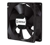 UNYKAch Ventilador Server 80 mm, Negro, 2000 RPM, 4 Pines, 7 Aspas