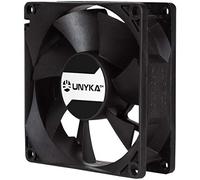 Unykach ventilador server 80 mm, negro, 2000 rpm, 4 pines, 7 aspas