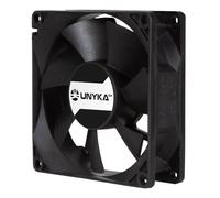 Unykach ventilador servidor 80 mm doble bola 2000 rpm conector 4 pines negro