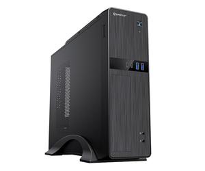 UNYKAck Caja de Ordenador Micro ATX UK2011 Negra con Fuente de Alimentación 450W, Dos Conectores USB 3.0 y Dos Conectores Type C