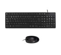 UNYKAck Kit de Teclado de Membrana de 105 Teclas y Ratón Óptico de 1200 dpi con Conexión USB Disposición en PORTUGUÉS