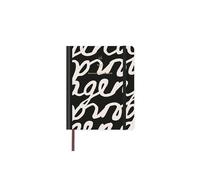 UO Agenda Anual Noire Mini Semana Vista: Empieza en enero de 2026 y Acaba en diciembre de 2026, Tapa Dura, Apertura súper cómoda de 180 Grados, Negro, Pequeño