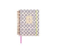 UO Agenda Escolar Confía Día Página en versión académica: desde septiembre 2023 hasta agosto de 2024, Tapa dura, con 126 stickers, Goma elástica y Cinta de registro, Multicolor, Grande